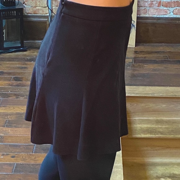 30% OFF BUNDLES! SUEDE STRETCH BLACK SUIT SKIRT - Picture 1 of 13